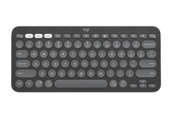 LOGITECH PEBBLE KEYS 2 K380S KEYBOARD, MULTI DEVICE, BLUETOOTH LE, TONAL GRAPHITE, 1YR WTY 920-011754