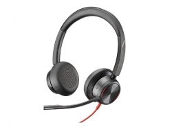 HP POLY BLACKWIRE 8225 MS , STEREO USB-C CORDED HEADSET , ANC , INC USB-A ADAPTOR 8X225AA