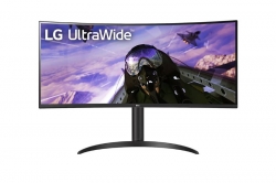 LG 34" (21:9) WQHD CURVE VA , HDMI(2), DP, 160Hz, SPKR, H/ADJ, TILT, 3YRS 34BP65C-B