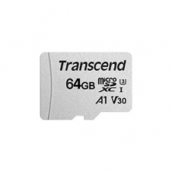 Transcend 300S 64 GB Class 10/UHS-I (U1) microSDXC - 95 MB/s Read - 45 MB/s Write TS64GUSD300S