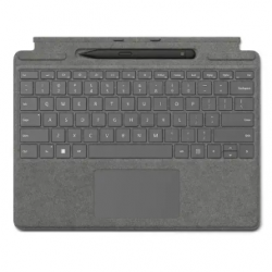 Microsoft Surface Pro Signature Keyboard Platinum with Slim Pen for 13 Inch Surface Pro 8X8-00075