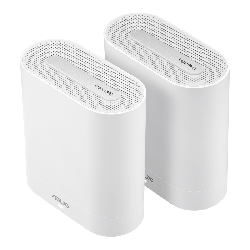 ASUS AX7800 MESH ROUTER, TRIBAND, GbE(3), ANT(6), USB (2), 2PK, WHITE, 3YR WTY EBM68-W-2-PK