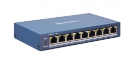 HIKVISION TRANSMISSION 3E1309P-EI 8 PORT MANAGED POE SWITCH, 1X UPLINK, 120W, 2YR DS-3E1309P-EI