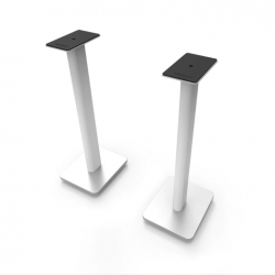 Kanto SP26PLW 26" Tall Bookshelf Speaker Floor Stands - Pair, White KO-SP26PLW