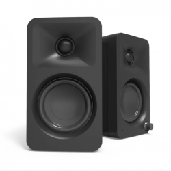 Kanto ORA 100W Powered Reference Desktop Computer Speakers with Bluetooth 5.0 Black KO-ORA-1