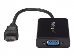 STARTECH HDMI TO VGA ADAPTER, AUDIO, 3YR (HD2VGAA2)