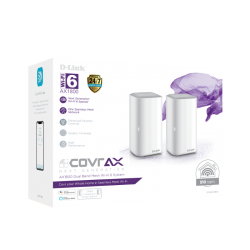 D-Link Covr COVR-X1872 Wi-Fi 6 IEEE 802.11ax Ethernet Wireless Router - 2.40 GHz ISM Band - 5 GHz UNII Band