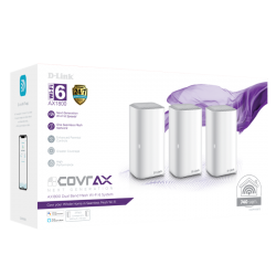 D-Link Covr COVR-X1873 Wi-Fi 6 IEEE 802.11ax Ethernet Wireless Router - 2.40 GHz ISM Band - 5 GHz UNII Band