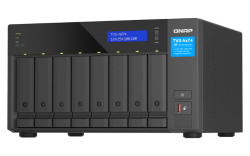 QNAP TVS-h874-i7-32G, 8-bay QuTS hero NAS, Intel Core i7 12-core (8P+4E) /20-thread Processor, 32GB SO-DIMM DDR4(max.64GB), 8 x 2.5"/3.5" SATA HDD, 3 Yrs WTY