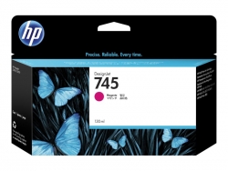 HP 745 130-ML MAGENTA DESIGNJET INK CARTRIDGE - Z2600/Z5600  F9J95A