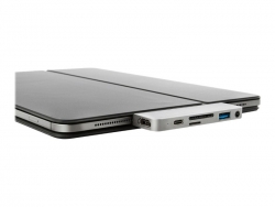 HYPER HYPERDRIVE 6-IN-1 USB-C HUB FOR IPAD PRO & IPAD AIR - SILVER HD319B-SILVER