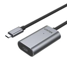 Unitek 5M USB Type-C Active Extension Cable, Grey, Unitek Gift Box U305A