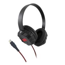Shintaro Rugged Kids Headset with Enhanced USB-C Reinforcement, 40mm Drivers, Twistable Headband, Volume Cap, 1.5M Cable for Smartphones, Tablets & PC SH-131V2