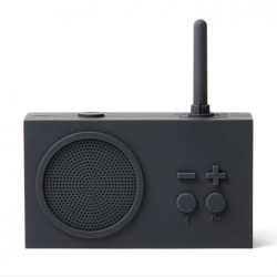 Lexon Thykho 3 Fm Radio & Bluetooth Speaker - Grey LD-LA119G3