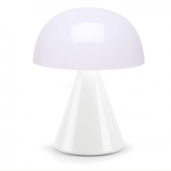 Lexon Mina L Large Portable Led Lamp - White LD-LH65WG
