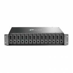 TP-LINK MEDIA CONVERTER CHASSIS, 14 SLOT, UNMANAGED, 3YR MC1400