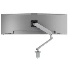 Atdec Ora 10 Dynamic Monitor Arm. Up to 49" screens, Max Load 10kg, F-Clamp Desk Fixing, VESA up to 100x100. Silver AW-ORA10-F-S