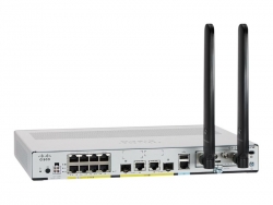 CISCO - ISR 1100 8P Dual GE SFP Router Pluggable SMS/GPS -Z WiFi C1131-8PLTEPWZ