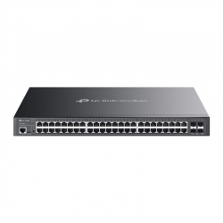 TP-LINK OMADA 48-PORT MANAGED GIGABIT L2+ RACK SWITCH,POE+(40),POE++(8), SFP+(4), 750W,5YR SG3452XMPP