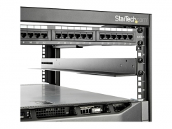 STARTECH 1U 19" SERVER RACK RAILS 24-36" DEEP 4 POST UNIVERSAL RAIL KIT LTW UNIRAILS1UB