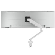 Atdec Ora 10 Dynamic Monitor Arm. Up to 49" screens, Max Load 10kg, F-Clamp Desk Fixing, VESA up to 100x100. White AW-ORA10-F-W