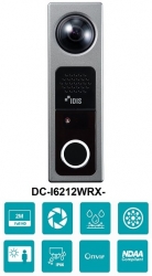 IDIS DIRECTIP 2MP OUTDOOR FISHEYE INTERCOM, IR, MIC/SPK, IP66, IK10, NDAA, UP TO 5YR DC-I6212WRX-SILVER