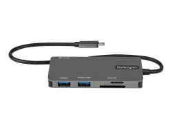 STARTECH USB-C MULTIPORT ADAPTER, 4K HDMI, PD, SD, USB, 3YR DKT30CHSDPD