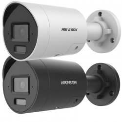 HIKVISION ACUSENSE G2H 2CD2086G2H-I2U STROBE AUDIO 8MP MINI BULLET CAMERA, FIXED 4MM, IR 4 DS-2CD2086G2H-I2U-SL-4MM