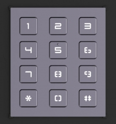 HIKVISION INTERCOM KD-KP G2 KEYPAD MODULE, IP65, 2YR DS-KD-KP