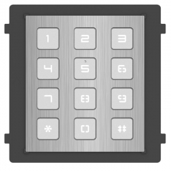 HIKVISION INTERCOM KD-KP-S G2 KEYPAD MODULE, STAINLESS STEEL, IP65, 2YR DS-KD-KP-S
