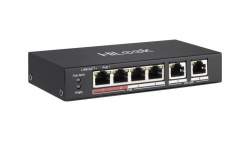 HIKVISION HILOOK TRANSMISSION NS-0106P-35 SWITCH 4 PORT POE,2XUPLINKS, 2YR NS-0106P-35