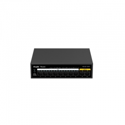 REYEE Ruijie Reyee 10P 10/100Mbps Unmanaged Fanless Switch - PoE (8 Ports) (110W) - Metal Casing RG-ES110F-P