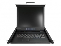 STARTECH 16 PORT 1U VGA KVM CONSOLE, 17" LCD, USB, RACKMOUNT, 2YR RKCONS1716K
