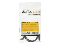 STARTECH 1M 3 FT RIGHT ANGLE USB-C CABLE - M/M - USB 2.0 LTW USB2CC1MR