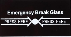 SECOR CLEAR GLASS FOR EDR EMERGENCY 5 PACK 1YR DWS100GL-5