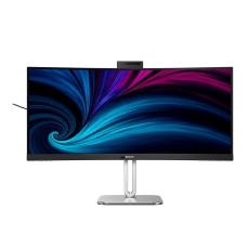 Philips 34B2U6603CH 34" 21:9, WQHD 3440 x 1440 VA Curved Business Monitor, 4ms, 120Hz, HDMI 2.0 x2, DP 1.4, Thunderbolt 4, 4 Year Warranty 34B2U6603CH