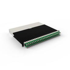 Patchbox Patchbox.One 8RU STP Green Cat6A Cable Management System, Includes 24x 8RU Green Casettes, 3x Patchcatch Pairs & 1x /Dev/Mount Pair PONEX8STPGR