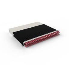 Patchbox Patchbox.One 8RU STP Red Cat6A Cable Management System, Includes 24x 8RU Red Casettes, 3x Patchcatch Pairs & 1x /Dev/Mount Pair PONEX8STPRD