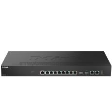 D-Link DMS-1250-12, 12-Port Multi-Gigabit Smart Managed Switch with 8 (2.5 G), 2 (10 G) BASE-T and 2 (10 G) SFP+ Ports DMS-1250-12