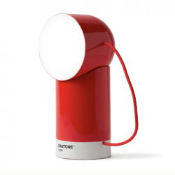 Lexon Orbe Portable Led Lamp With Moving Head PANTONE - 2035 Red LD-LH88PT-R