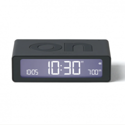 Lexon Flip Mini Reversible Alarm Clock - Grey LD-LR158G3