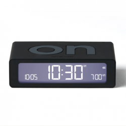 Lexon Flip Mini Reversible Alarm Clock - Black LD-LR158N0