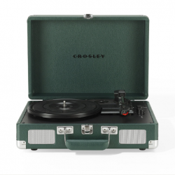 Crosley Cruiser Bluetooth Portable Turntable - Emerald Green CRIW8005F-EM4