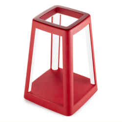 Lexon Lantern Portable Lamp With Built-In Wireless Charger - Red LD-LH94DR