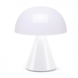 Lexon Mina M Medium Portable Led Lamp - White LD-LH64WG