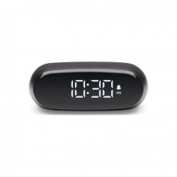 Lexon Minut Mini Alarm Clock - Gunmetal LD-LR154X