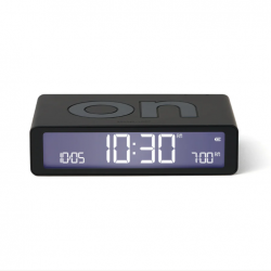 Lexon Flip Classic Reversible Alarm Clock - Black LD-LR157N0