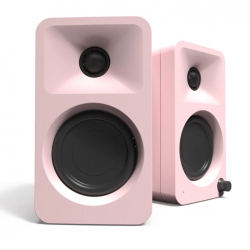 Kanto ORA 100W Powered Reference Desktop Computer Speakers with Bluetooth 5.0 Pink KO-ORAMP-I
