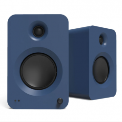 Kanto REN 200W Powered Bookshelf Speakers with HDMI ARC, USB-C, and Bluetooth 5.3 - Matte Blue, Pair KO-RENMU-I