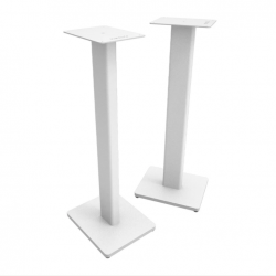 Kanto ST28W 28" Universal Bookshelf Speaker Floor Stand - White, Pair KO-ST28W
